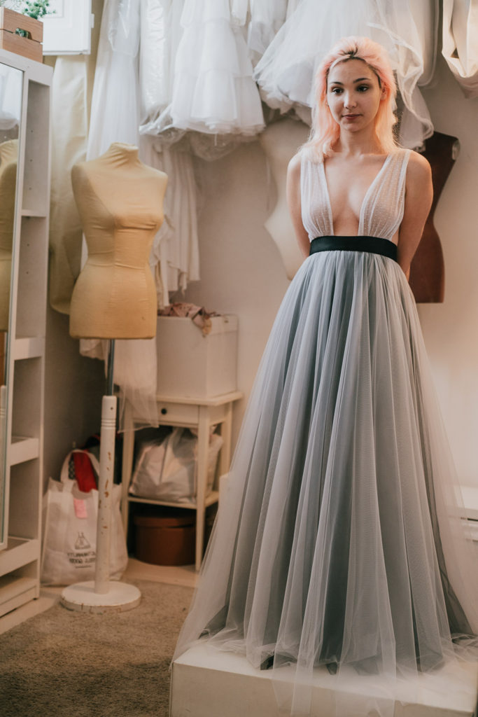 try outs at Rita's atelier - bride inspiration wedding photographer