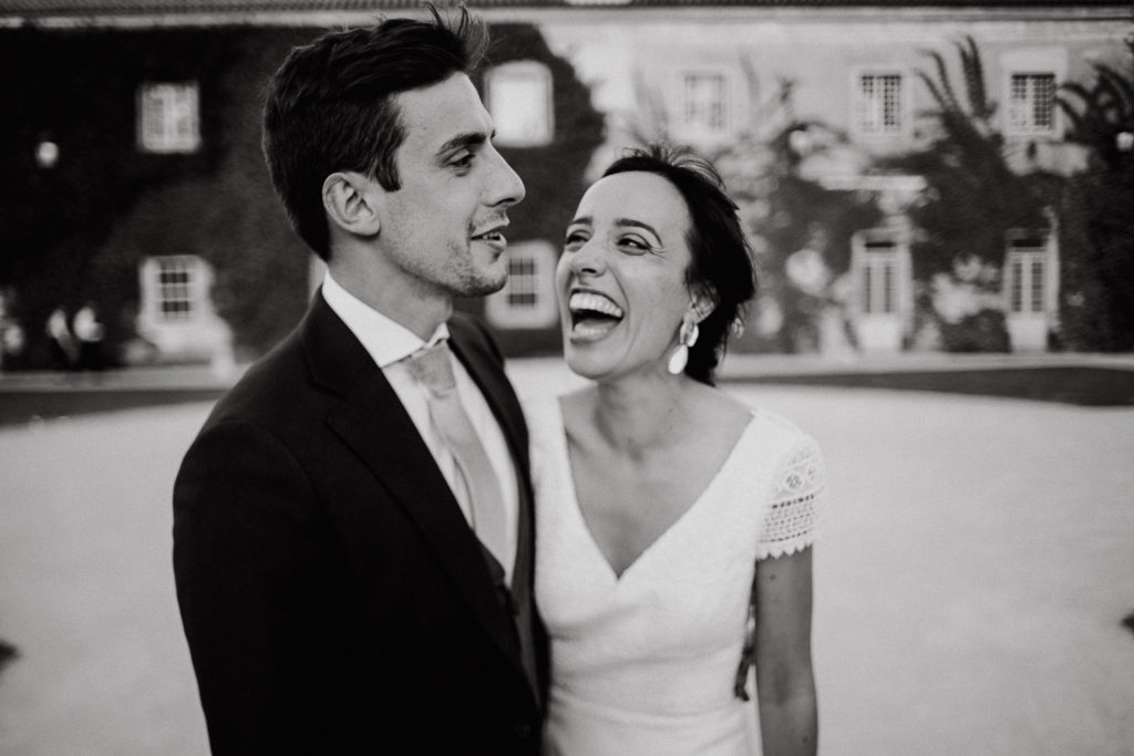 bride laughing - solar de pancas wedding photographer