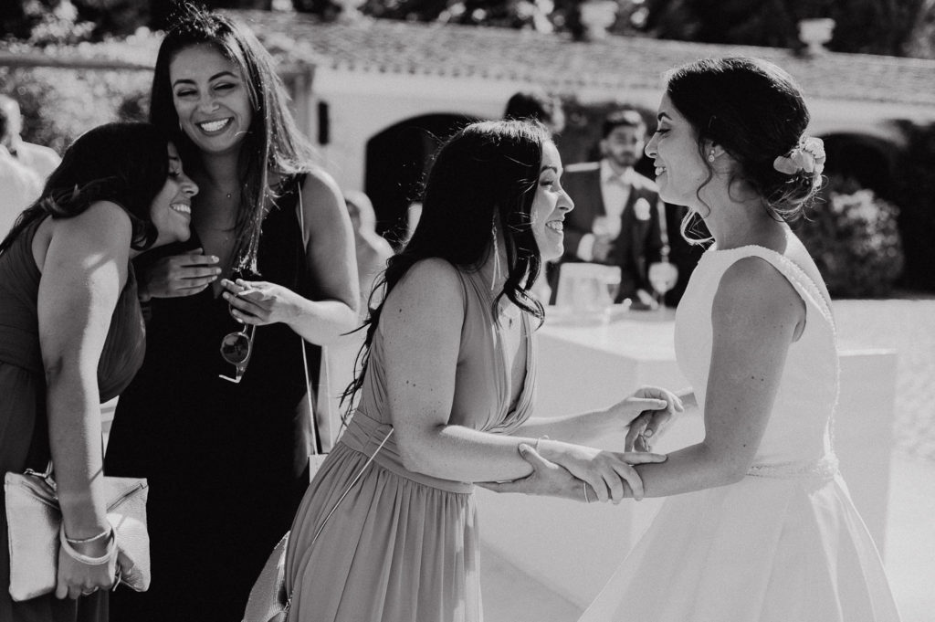 bride and family casa de reguengos wedding photographer