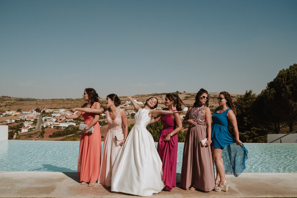 group picture casa de reguengos wedding photographer