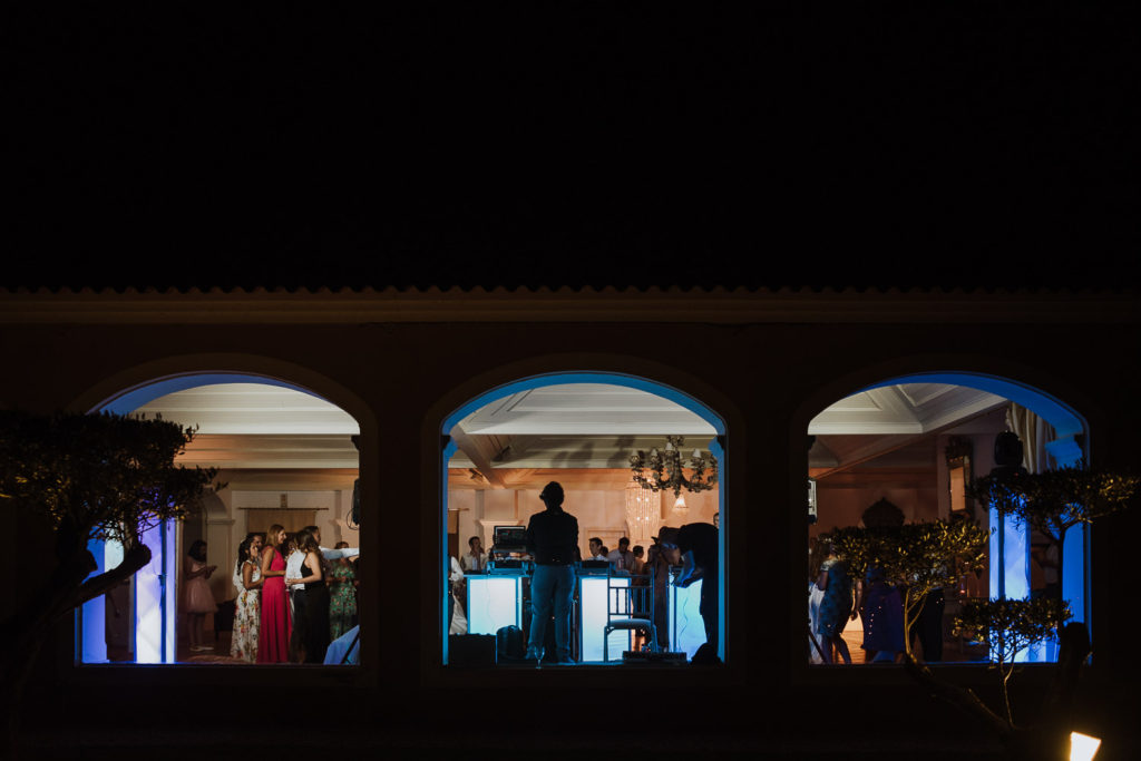 view by night casa de reguengos wedding photographer